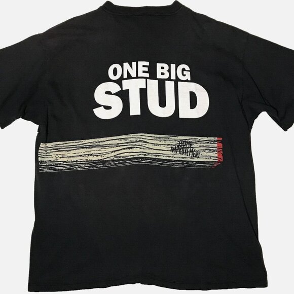 Rare 90's Vintage SINGLE STITCH HOME IMPROVEMENT "One Big Stud" T-Shirt • XL - Picture 2 of 4